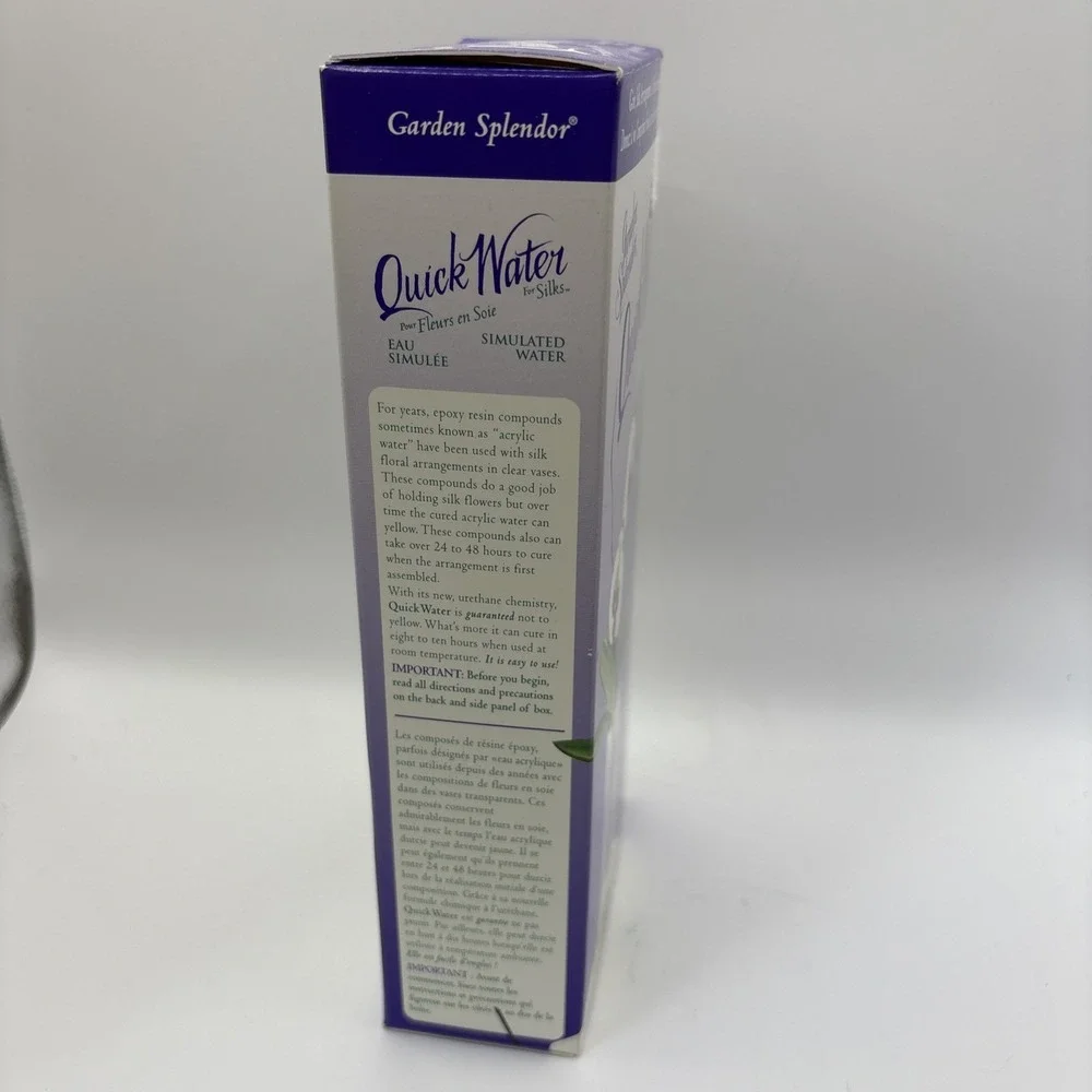 Quick Water for Silks Simulated‎ Water 6oz Part A & B Bottles NEW